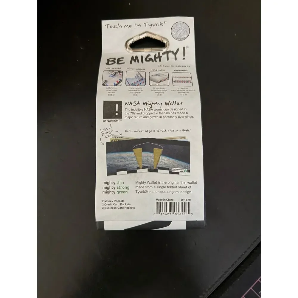 NASA Mighty Wallet - Tyvek Wallet - SPECIAL EDITION New with Tags